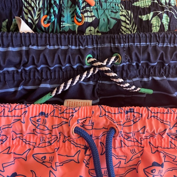 Toddler Boy Blue and Colorful Swim Lot Bundle Cat & Jack Old Navy Swim Trunks - Picture 11 of 11